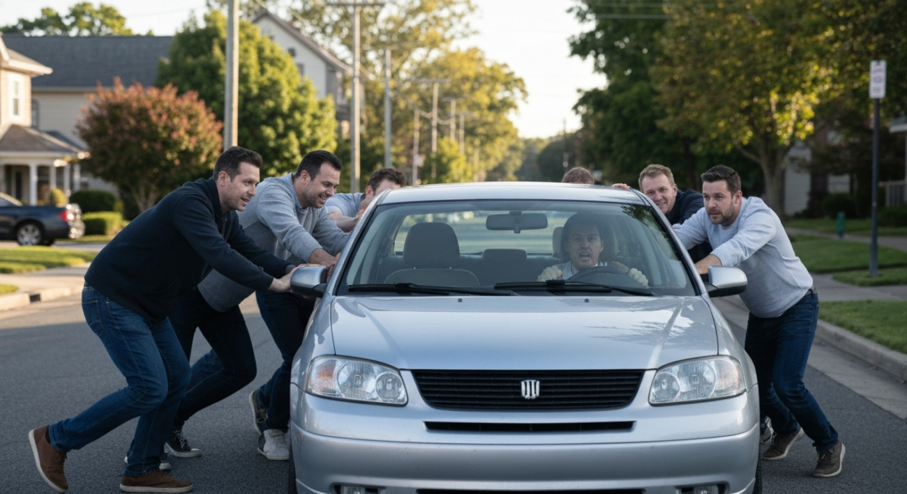 can you push start a car