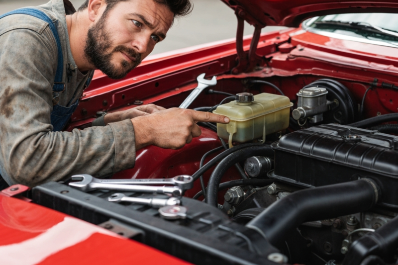 how to check power steering fluid