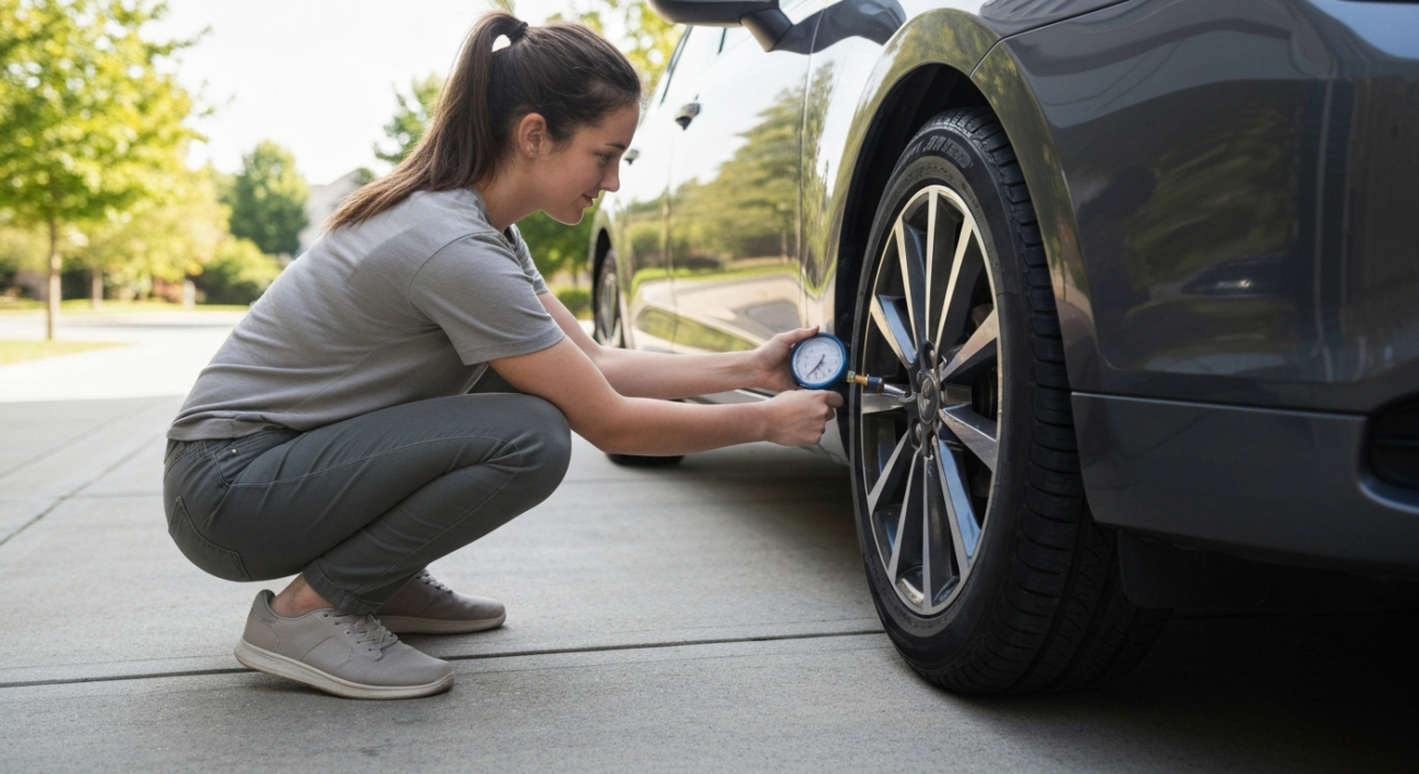how to check tire pressure