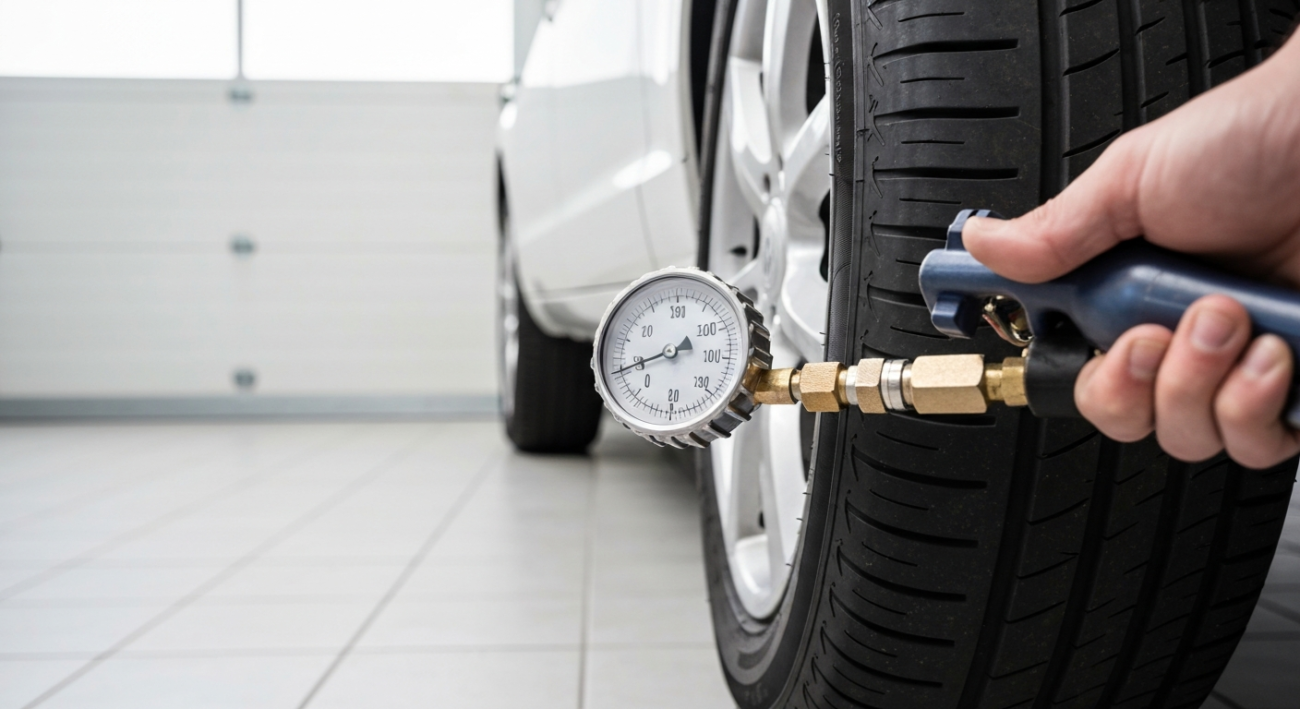 how to inflate a car tyre