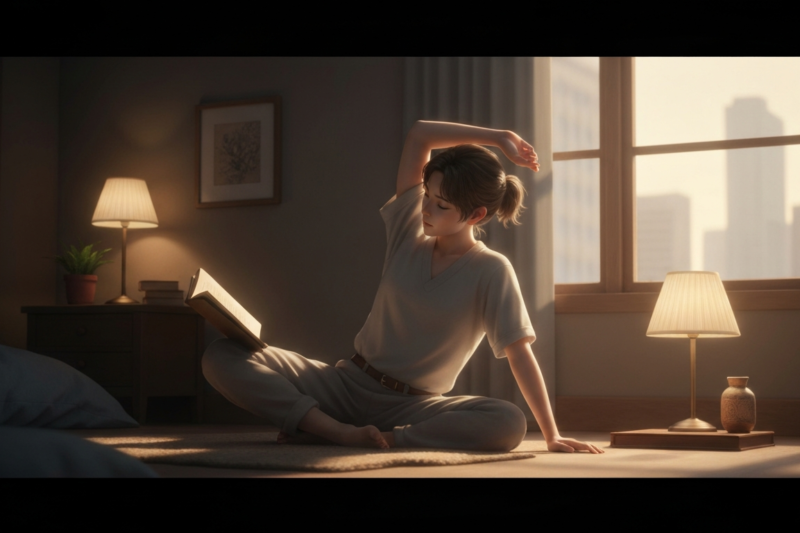 How to End Your Day Calmly for Better Sleep and Well-being