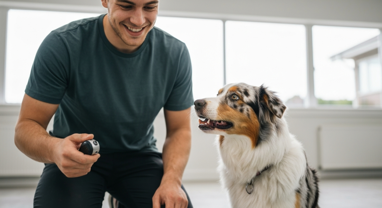 use clicker training dog