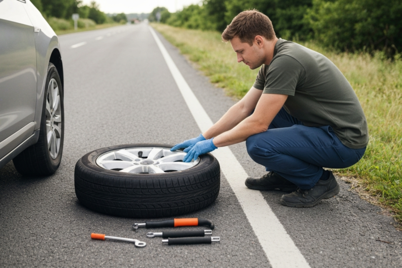 Step-by-Step Guide to Changing a Flat Tyre